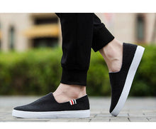 Load image into Gallery viewer, New Mens Womens Casual Flat Canvas Shoes Lightweight Elegant Shoes Men Casual Walking Sneakers Comfortable Modern White Soft Sneakers