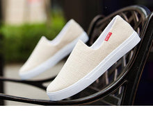 Load image into Gallery viewer, New Mens Womens Casual Flat Canvas Shoes Lightweight Elegant Shoes Men Casual Walking Sneakers Comfortable Modern White Soft Sneakers