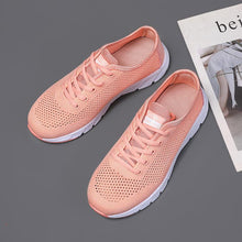 Load image into Gallery viewer, New Mesh Womens Sneakers Breathable Flat Shoes Women Lightweight Sports Non-slip Running Footwear Fashionable Breathable And Non-Slip Walking Shoes For Women