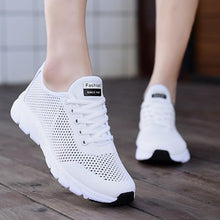 Load image into Gallery viewer, New Mesh Womens Sneakers Breathable Flat Shoes Women Lightweight Sports Non-slip Running Footwear Fashionable Breathable And Non-Slip Walking Shoes For Women