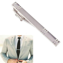 Load image into Gallery viewer, New Metal Silver Color Tie Clip For Men Wedding Necktie Tie Clasp Clip Tie Clips for Men Tie Bar Clip Regular Ties Necktie Wedding Business Tie Pin Clips Gentleman Ties Bar Elegant Men's Accessories