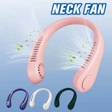 Load image into Gallery viewer, New Mini Neck Fan Portable Bladeless Hanging Neck 1200mAh Rechargeable Air Cooler 3 Speed Mini Summer Sports Fans Portable Smart Cooling Neckband Fan Super Quiet Working