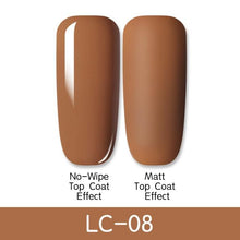 Load image into Gallery viewer, New Modern Fashion Colorful Matte Effect UV Gel Nail Polish Permanent Nail Painting Gel Luxury Matt Style For Women and Girls