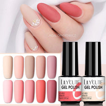 Load image into Gallery viewer, New Modern Fashion Colorful Matte Effect UV Gel Nail Polish Permanent Nail Painting Gel Luxury Matt Style For Women and Girls