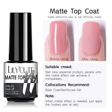 Load image into Gallery viewer, New Modern Fashion Colorful Matte Effect UV Gel Nail Polish Permanent Nail Painting Gel Luxury Matt Style For Women and Girls