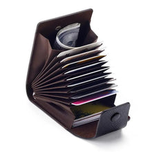 Load image into Gallery viewer, New Modern Fashion Unisex Business Leather Wallet Cool ID Credit Card Holder Name Cards Case Pocket Organizer Bag Multiple Card Slots Wallet Clip Very Light Wearable Clip