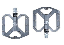 Load image into Gallery viewer, New Mountain Non-Slip Bike Pedals Platform Bicycle Flat Alloy Pedals 9/16 3 Bearings For Road Bikes Mountain Bike Pedals Flat Bicycle Pedals 9/16 Lightweight Road Bike Pedals Carbon Fiber Sealed Bearing Flat Pedals