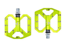 Load image into Gallery viewer, New Mountain Non-Slip Bike Pedals Platform Bicycle Flat Alloy Pedals 9/16 3 Bearings For Road Bikes Mountain Bike Pedals Flat Bicycle Pedals 9/16 Lightweight Road Bike Pedals Carbon Fiber Sealed Bearing Flat Pedals