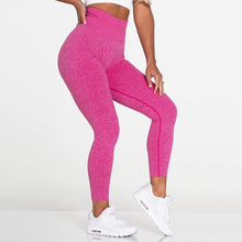 Load image into Gallery viewer, New Pink Seamless Leggings Women Workout Gym Clothing Push Up Legging Lifting Leggings For Women Seamless Workout Leggings High Waist Yoga Pants Sport Women Fitness Active Wear