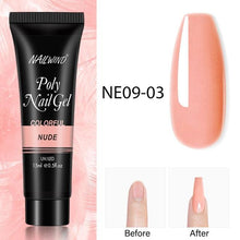 Load image into Gallery viewer, New Poly Nail Polish Gel Extension Glitter Gel Nails Manicure Design UV Reflective Diamond Shine