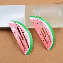 Load image into Gallery viewer, New Printed Cute Cartoon Fruit BB Clips Hairpins Girls Hair Accessories Children Headwear Baby Hair Clips Headdress Gorgeous Hair Accessories For Girls