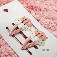 Load image into Gallery viewer, New Printed Cute Cartoon Fruit BB Clips Hairpins Girls Hair Accessories Children Headwear Baby Hair Clips Headdress Gorgeous Hair Accessories For Girls
