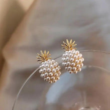 Load image into Gallery viewer, New Retro high-quality Pineapple pearl earrings Fashion Jewelry for women and Girls In Trend Design - Women Fashion Accessories