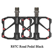 Load image into Gallery viewer, New Road Bike Pedal Non-Slip Ultra-Light Aluminum 3 Ball Bearing Cycling Pedals Mountain Bike Pedals Pedals Aluminum Bicycle Flat Platform Pedals Lightweight Non-Slip Sealed Bearing For Road Mountain