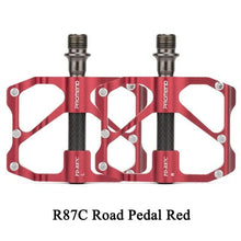 Load image into Gallery viewer, New Road Bike Pedal Non-Slip Ultra-Light Aluminum 3 Ball Bearing Cycling Pedals Mountain Bike Pedals Pedals Aluminum Bicycle Flat Platform Pedals Lightweight Non-Slip Sealed Bearing For Road Mountain