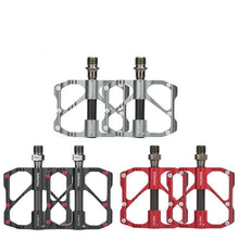 Load image into Gallery viewer, New Road Bike Pedal Non-Slip Ultra-Light Aluminum 3 Ball Bearing Cycling Pedals Mountain Bike Pedals Pedals Aluminum Bicycle Flat Platform Pedals Lightweight Non-Slip Sealed Bearing For Road Mountain
