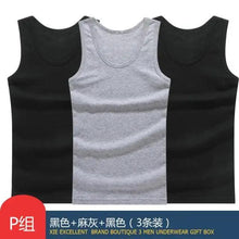 Load image into Gallery viewer, New Sale 100% Soft Cotton Mens Modern Sleeveless Tank Top Solid Muscle Vest Athletic Undershirts O-neck Gym Clothing Tees Tops Unique Soft Comfortable Summer Tops For Men Soft Cotton Sleeveless Tops for Men Classic Tank Tops