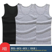 Load image into Gallery viewer, New Sale 100% Soft Cotton Mens Modern Sleeveless Tank Top Solid Muscle Vest Athletic Undershirts O-neck Gym Clothing Tees Tops Unique Soft Comfortable Summer Tops For Men Soft Cotton Sleeveless Tops for Men Classic Tank Tops
