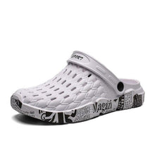 Load image into Gallery viewer, New Sandals Hole Shoes Couple Home Summer Hollow Out Mens And Womens Beach Flat Clogs Classic Mules Anti-Skid Rubber Sole Slip On Summer Arch Support Slippers