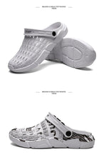 Load image into Gallery viewer, New Sandals Hole Shoes Couple Home Summer Hollow Out Mens And Womens Beach Flat Clogs Classic Mules Anti-Skid Rubber Sole Slip On Summer Arch Support Slippers