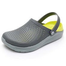 Load image into Gallery viewer, New Sandals Mens Hole Shoes Women Sandals Clogs Unisex Garden Shoes Gray Water Shoes Lightweight Sandals Slip On Summer Beach Pool Shower Shoes
