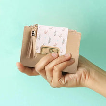 Load image into Gallery viewer, New Short PU Leather Clutch Bags Card Holder Wallet And Small Coin Purse for Women And Girls