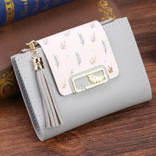 Load image into Gallery viewer, New Short PU Leather Clutch Bags Card Holder Wallet And Small Coin Purse for Women And Girls