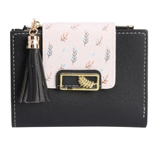 Load image into Gallery viewer, New Short PU Leather Clutch Bags Card Holder Wallet And Small Coin Purse for Women And Girls