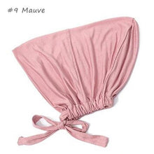 Load image into Gallery viewer, New Soft Modal Muslim Turban Hat Inner Head Wrap Bonnet Under Scarf Hijab Lightweight Caps Elegant Islamic Under Scarf Bonnet Hat Headwrap For Female