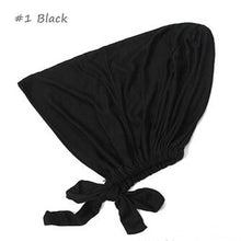 Load image into Gallery viewer, New Soft Modal Muslim Turban Hat Inner Head Wrap Bonnet Under Scarf Hijab Lightweight Caps Elegant Islamic Under Scarf Bonnet Hat Headwrap For Female