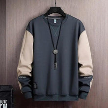 Load image into Gallery viewer, New Spring Man Sweatshirt Casual Hip Hop Streetwear Loose Hoodies Men's Patchwork Pullover Tops Male Men Sweatshirt Streetwear Loose Hoodies Solid Patchwork Pullover Tops