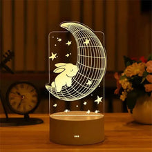 Load image into Gallery viewer, New Sterlling Romantic Love 3D Lamp Heart-shaped Balloon Acrylic LED Night Light Decorative Table Lamp Valentine's Day Sweetheart Wife's Gift