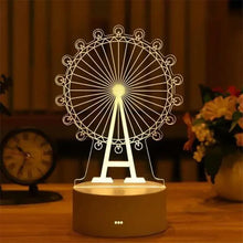Load image into Gallery viewer, New Sterlling Romantic Love 3D Lamp Heart-shaped Balloon Acrylic LED Night Light Decorative Table Lamp Valentine's Day Sweetheart Wife's Gift