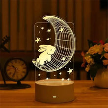 Load image into Gallery viewer, New Sterlling Romantic Love 3D Lamp Heart-shaped Balloon Acrylic LED Night Light Decorative Table Lamp Valentine's Day Sweetheart Wife's Gift