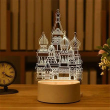 Load image into Gallery viewer, New Sterlling Romantic Love 3D Lamp Heart-shaped Balloon Acrylic LED Night Light Decorative Table Lamp Valentine's Day Sweetheart Wife's Gift