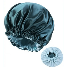 Load image into Gallery viewer, New Stunning Extra Large Satin Lined Bonnet Women Big Size Beauty Print Satin Silk Bonnet Sleep Night Cap Head Cover Bonnet Hat