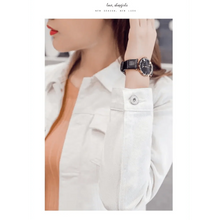 Load image into Gallery viewer, New Stunning Long Sleeve Winter Slim White Black Jeans Top For Women Solid Denim Jacket Women Short Overcoat For Ladies