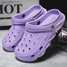 Load image into Gallery viewer, Outdoor Sandals Soft Sole Beach Shoes Mens And Womens The Same Style Suitable For Summer Platform Slippers Men Sports Sandals Men Outdoor Indoor Slippers Lightweight Sandals