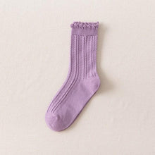 Load image into Gallery viewer, Ruffle Frilly Socks Kawaii Cotton Socks Cute Women Solid Color Warm Winter Running Cycling Climbing Unisex socks For Men And Women