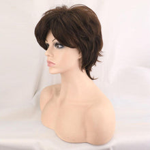 Load image into Gallery viewer, New Style Women Synthetic Mixed Blonde Brown Short Wigs Natural Hair Wigs Heat Resistant Hair Wig for Women Bob Wigs For Black Women Gifts For Black Women