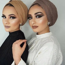 Load image into Gallery viewer, New Stylish Plain Scarf Women Muslim Crinkle Hijab Scarf Female Musulman Soft Cotton Headscarf Islamic Hijab Shawls And Wraps