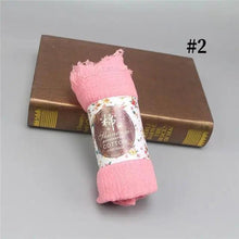 Load image into Gallery viewer, New Stylish Plain Scarf Women Muslim Crinkle Hijab Scarf Female Musulman Soft Cotton Headscarf Islamic Hijab Shawls And Wraps