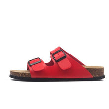 Load image into Gallery viewer, New Summer Beach Slippers Casual Double Buckle Non-slip Clogs Slides Women Slip On Flip Flop Women's Comfort Slides Double Buckle Adjustable EVA Flat Sandals