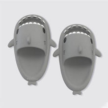 Load image into Gallery viewer, New Summer Slippers Lovely Shark Shape Slides Outdoor Women Shoes Kids Children Flip Flops Lightweight Open Toe Beach Pool Slides Sandals Shark Shower Slipper Toddler Non-Slip Summer Slippers Water Shoes