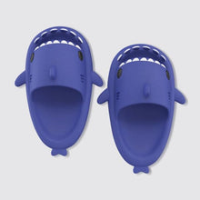 Load image into Gallery viewer, New Summer Slippers Lovely Shark Shape Slides Outdoor Women Shoes Kids Children Flip Flops Lightweight Open Toe Beach Pool Slides Sandals Shark Shower Slipper Toddler Non-Slip Summer Slippers Water Shoes