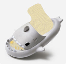Load image into Gallery viewer, New Summer Slippers Lovely Shark Shape Slides Outdoor Women Shoes Kids Children Flip Flops Lightweight Open Toe Beach Pool Slides Sandals Shark Shower Slipper Toddler Non-Slip Summer Slippers Water Shoes