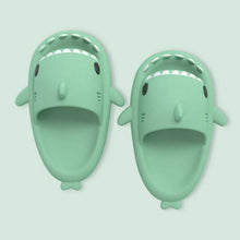 Load image into Gallery viewer, New Summer Slippers Lovely Shark Shape Slides Outdoor Women Shoes Kids Children Flip Flops Lightweight Open Toe Beach Pool Slides Sandals Shark Shower Slipper Toddler Non-Slip Summer Slippers Water Shoes