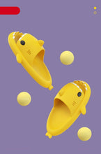 Load image into Gallery viewer, New Summer Slippers Lovely Shark Shape Slides Outdoor Women Shoes Kids Children Flip Flops Lightweight Open Toe Beach Pool Slides Sandals Shark Shower Slipper Toddler Non-Slip Summer Slippers Water Shoes