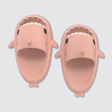 Load image into Gallery viewer, New Summer Slippers Lovely Shark Shape Slides Outdoor Women Shoes Kids Children Flip Flops Lightweight Open Toe Beach Pool Slides Sandals Shark Shower Slipper Toddler Non-Slip Summer Slippers Water Shoes