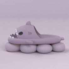 Load image into Gallery viewer, New Summer Slippers Lovely Shark Shape Slides Outdoor Women Shoes Kids Children Flip Flops Lightweight Open Toe Beach Pool Slides Sandals Shark Shower Slipper Toddler Non-Slip Summer Slippers Water Shoes